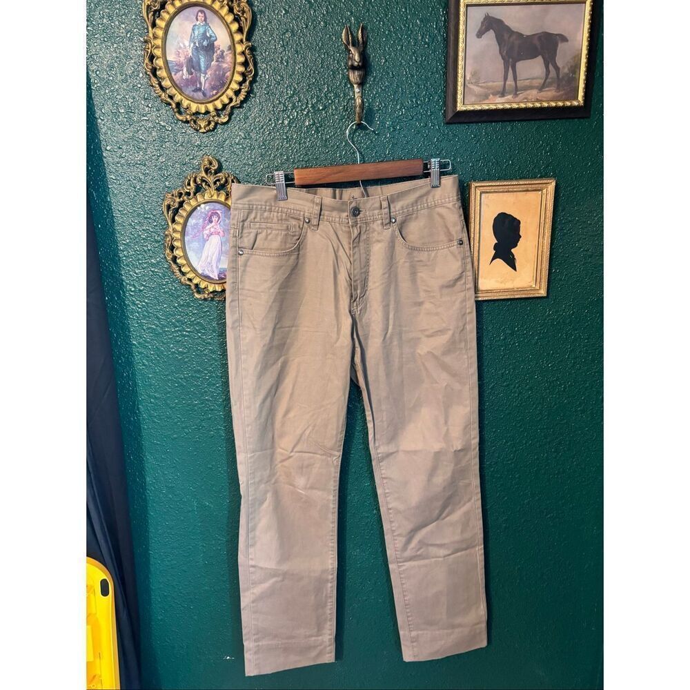 Emidio Tucci Pants Mens 33x31 Tan Khaki Chino